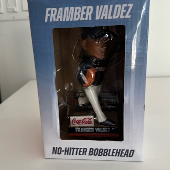Framber Valdez No-Hitter Bobblehead NIB - Picture 2 of 7